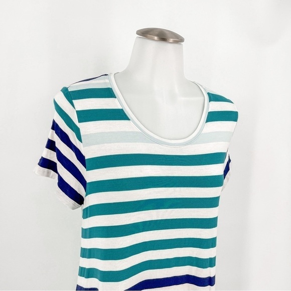 Anthropologie | Asymmetrical Striped Tee Shirt - Picture 4 of 5